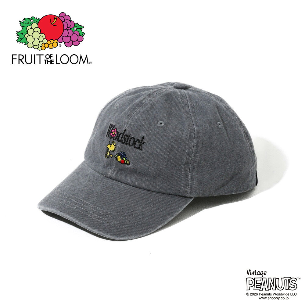 【FRUIT OF THE LOOM】FTL x PEANUTS ツイルキャップ3 /全2色