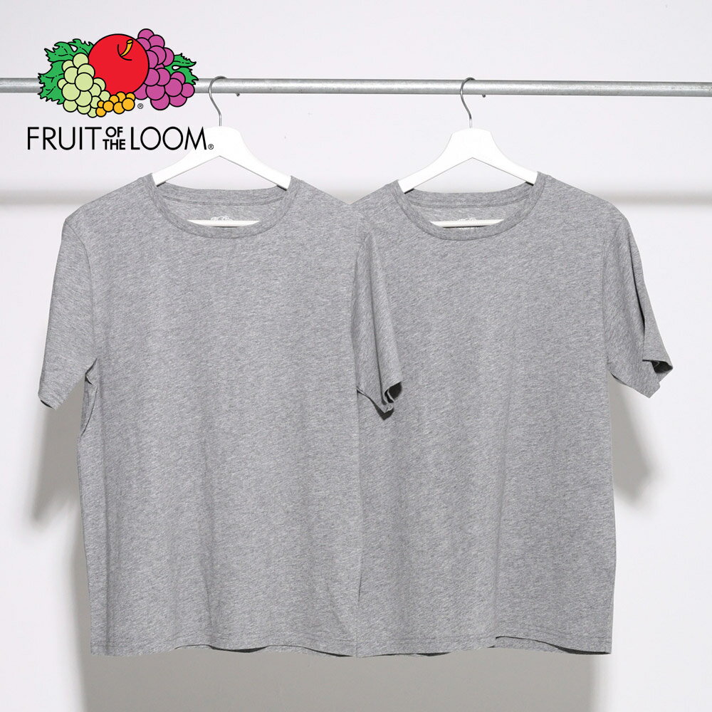 乐天商城 - 〈SALE価格10％OFF〉【FRUIT OF THE LOOM】32/- コットン100% クルーネックTシャツ 2Pパック/全3色