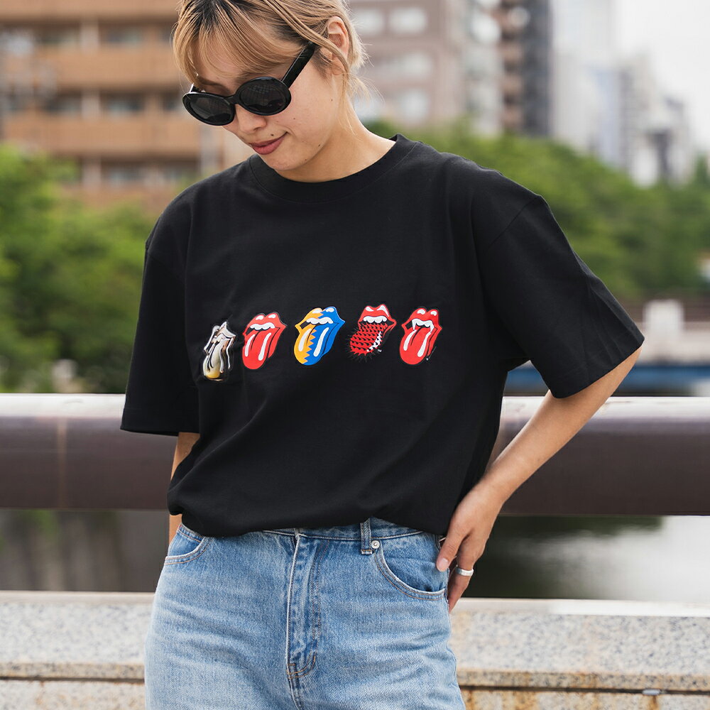 乐天商城 - 〈SALE価格30％OFF〉【The Rolling Stones】The Rolling Stones Tシャツ black/全1色