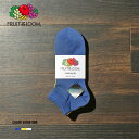 《SALE価格20 OFF》【FRUIT OF THE LOOM】フルーツオブザルーム A INSTEP MESH BOTTOM LOGO SEASON/全1色靴下 ソックス メンズ アソート 3足組 ブルー イエロー ホワイト FTL 16185400