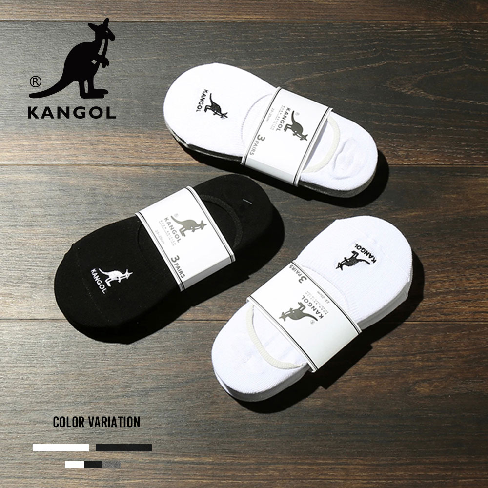 《SALE価格30%OFF》【KANGOL】カンゴール LADY'S INSTEP SOCKS 3P/全3色靴下 ソックス パックソックス レディース プレゼント ギフト ホワイト ブラック グレー 白 黒