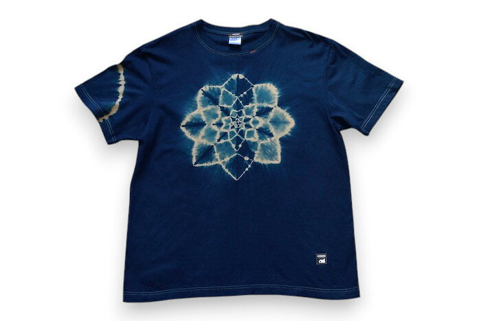 Other - ASCENSION (アセンション) / Dark Indigo 濃紺藍染めタイダイTシャツ 藍染め　濃紺　Tシャツ　タイダイ　INDIGO　黒部の名水染め　送料無料　贈り物 as-1280