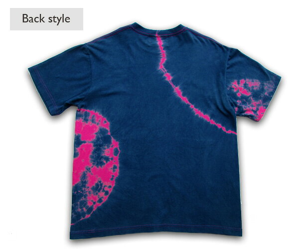 藍染め Tシャツ インディゴ染め アセンション メンズ レディース タイダイtiedye アウトドア as-599