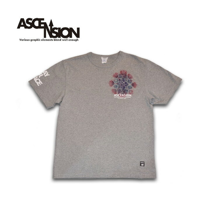 ASCENSION アセンション タイダイTシャツ 曼荼羅染め 黒部の名水染めシリーズ タイダイ 絞り染め 野外フェス キャンプ アウトドア ヨガ 衣装 マンダラ染め as-974