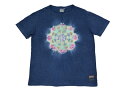 A HOPE HEMP × ASCENSION HEMP TEE 曼陀羅 Tie-dye Tシャツ AHOPEHEMP アホープヘンプ ヘンプ素材 ヘンプTシャツ タイダイTシャツ 藍染め 藍染めTシャツ フェス グレイトフルデッド GREATFULDEAD サイケデリック Tシャツ as-1088