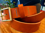 BLUE.art（ブルードットアート）leather belt [blown]　ba-034