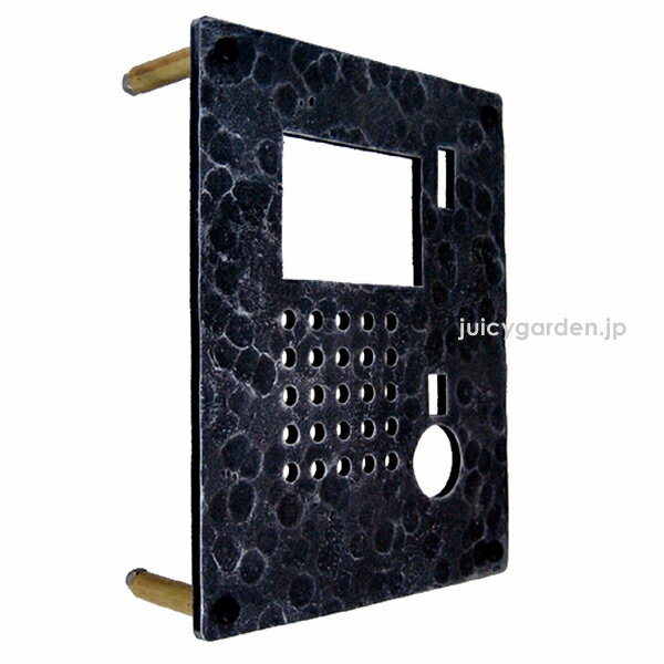 【送料無料】 クラシカルなインターホンカバー【鍛鉄 -ハンマートーン- 】 【インターホン カバー】＜ドアホン/インターフォン＞