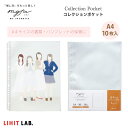 LIHIT LAB リヒトラブ myfa コレクションポケット 1ポケット A4 30穴 10枚入 N-3300 A4判写真 書類 パンフレット 補充 交換 推...