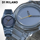 腕時計 メンズ ユニセックス D1 MILANO ディーワンミラノ ナイロン EXP コバルト NYBJ05 39mm スケルトン ITALY ラウンド ウォッ...