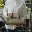 ＼クーポン配布中・4月27日9:59迄／ レディース バッグ ミニボストンバッグ オリーブ 帆布 Cargo Ship Olive カーゴシップオリーブ Olive ducks オリーブダックス