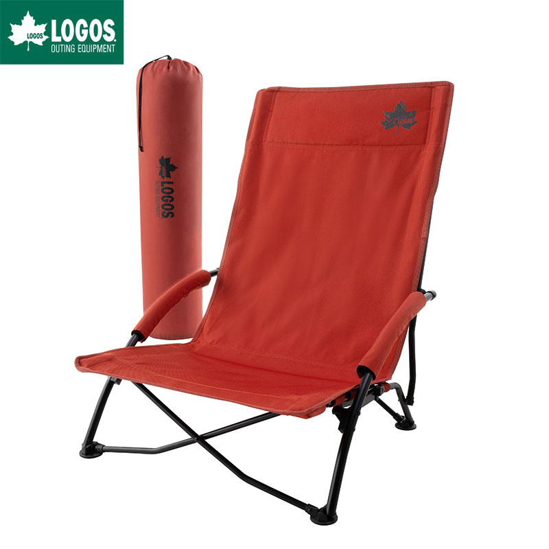 ロゴス あぐらチェア アウトドア チェア Tradcanvas 難燃BRICK キングあぐらチェア 送料無料 ソロキャン