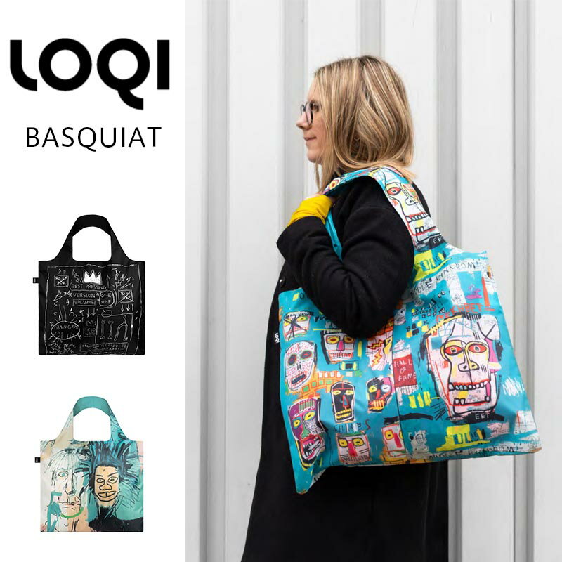 LOQI ローキー basquiat バスキア エコバッグ 折りたたみ コンパクト