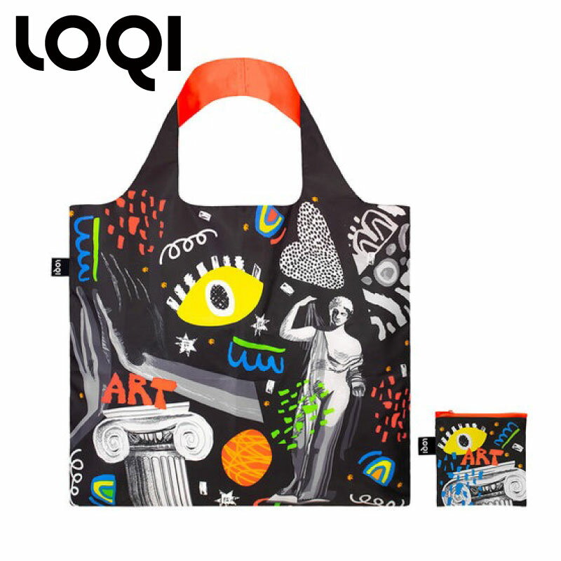 ローキー LOQI ローキー Museum CLASSIC Art クラシックアート clar エコバッグ 折りたたみ コンパクト