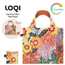 ローキー LOQI ローキー Thai Floral Recycled Bag タイフローラル エコバッグ リサイクル Artist Collection Green Circle バッグ 折りたたみ コンパクト