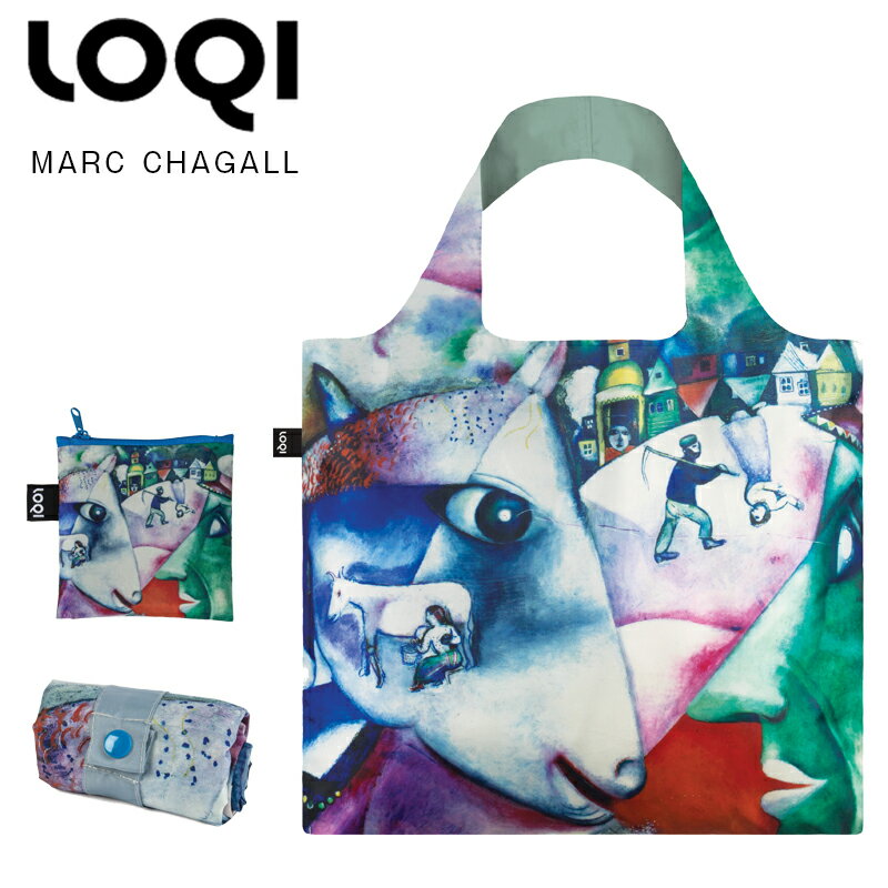 ローキー ＼6/1限定・全品P2倍／ LOQI ローキー marcchagall エコバッグ 折りたたみ コンパクト