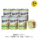 5年保存 非常食 缶入りパン アスト 新食缶ベーカリー メロン味 6缶セット