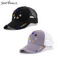 StarLean スターリアン サークルスター刺繍メッシュキャップ