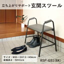 立ち上がりサポート玄関スツール 傾斜座面 アーム付き 玄関椅子 シニア家具 ヨンマルナナマル 4070 高齢者 椅子 RSPWGS1 弘益