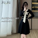 【母の日限定限定最大40%OFFクーポン配布】大人可愛いニットワンピース レディース 春 春物 秋冬 大人 長袖 きれいめ カジュアル ニットワンピース Aライ...