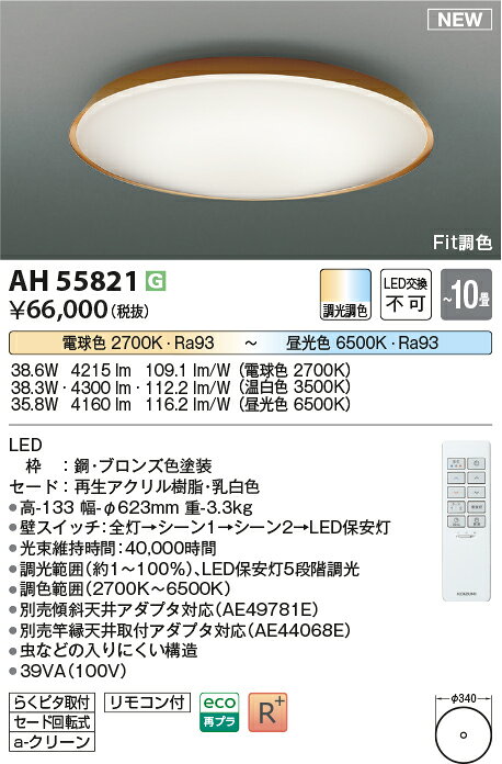 Rakuten - 【最安値に挑戦】　 コイズミ照明 koizumi AH55821