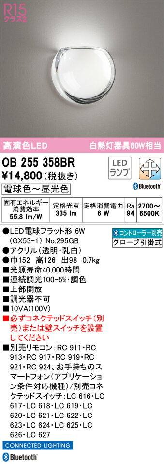 1/9〜1/16限定！お買い物マラソン　最大47倍　【大特価】　　 オーデリック ODELIC ブランケットライト OB255358BR