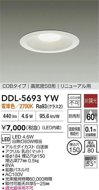 楽天市場】ddl－5394ywの通販