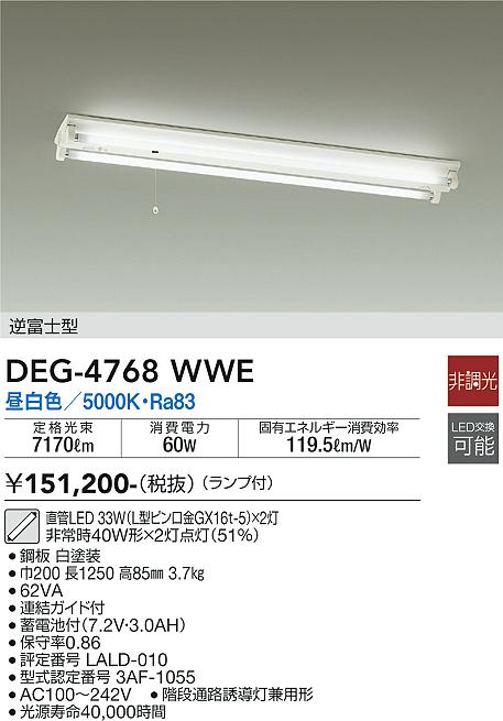 Rakuten - 【最安値に挑戦】　 大光　DEG-4768WWE