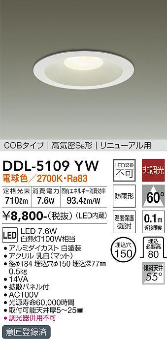 楽天市場】ddl5102ywの通販