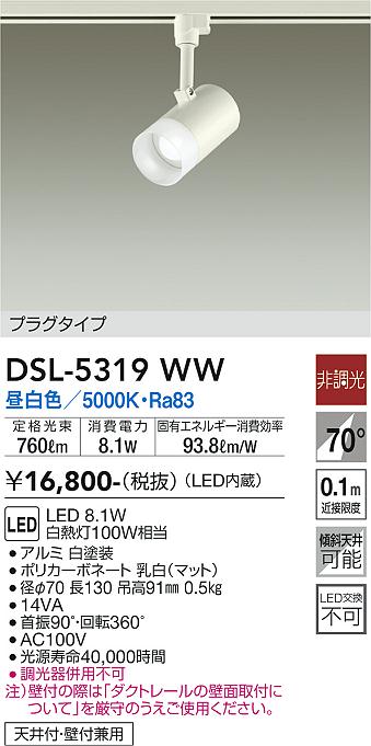 Rakuten - 【最安値に挑戦】　 大光　DSL-5319WW