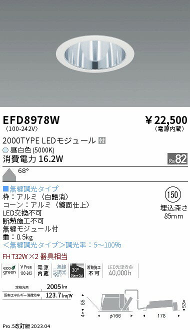 Rakuten - 【大特価】　遠藤 EFD8978W