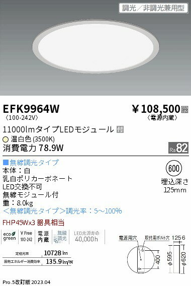 【大特価】　 　遠藤 EFK9964W