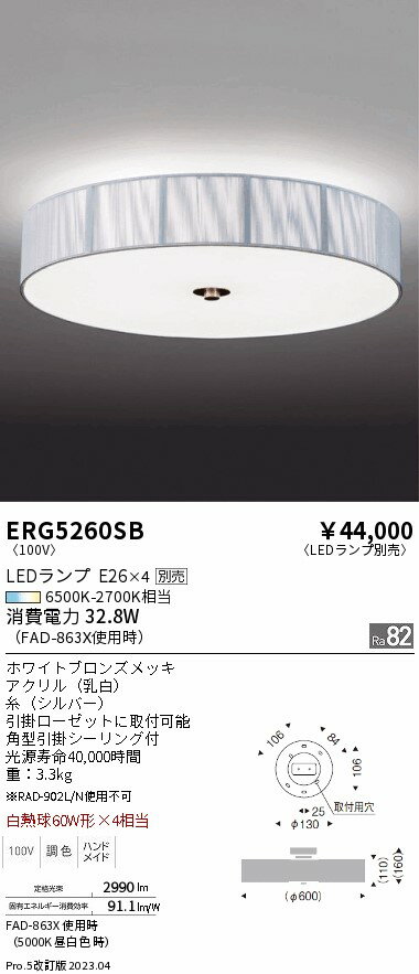 遠藤 ERG5260SB