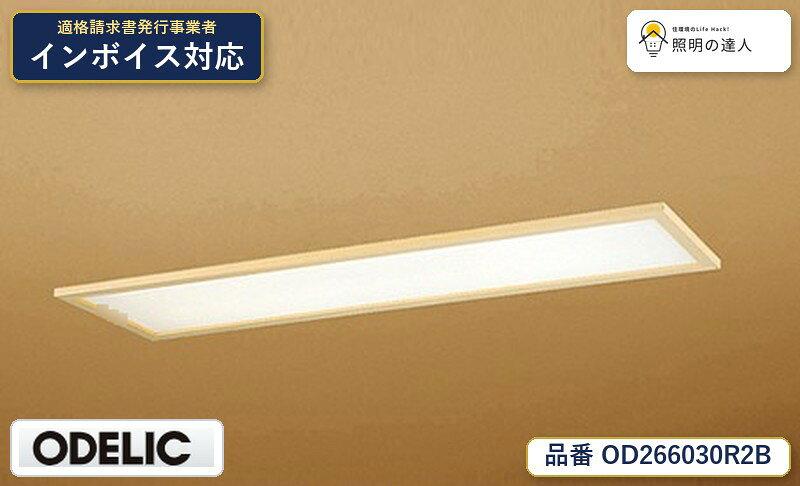 【大特価】　　 オーデリック ODELIC ベースライト OD266030R2B jukankyo-lifehack-10003659 照明の達人 パッケージ画像