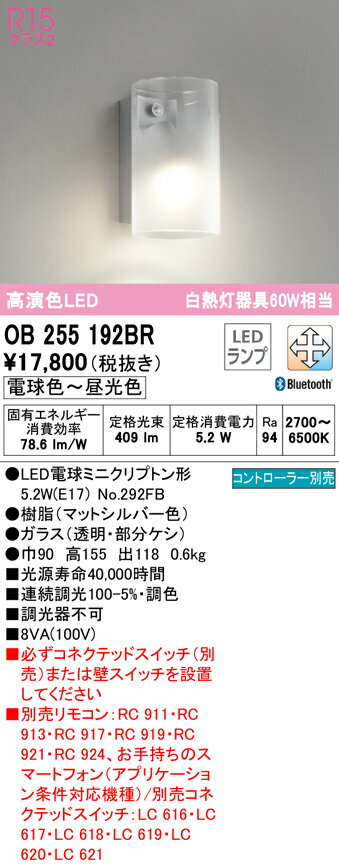 1/9〜1/16限定！お買い物マラソン　最大47倍　【大特価】　　 オーデリック ODELIC ブランケットライト OB255192BR