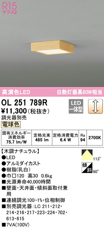 Rakuten - 6/20〜6/26 お買い物マラソン 最大47倍　【大特価】　　 オーデリック ODELIC 小型シーリングライト OL251789R