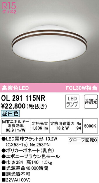 Other - 【大特価】　　 オーデリック ODELIC 小型シーリングライト OL291115NR