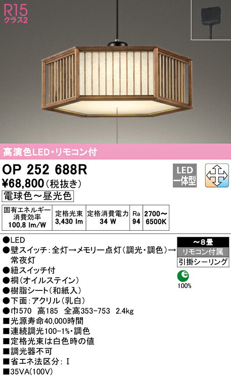 6/4〜6/11 楽天スーパーSALE 最大47倍　【大特価】　　 オーデリック ODELIC ペンダントライト OP252688R