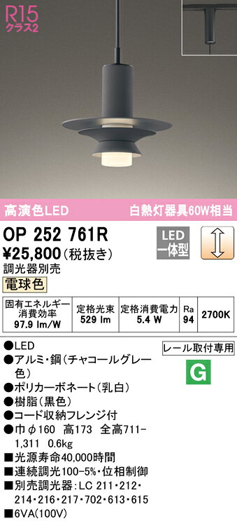 Pendant Lamps - 5/23〜5/27 お買い物マラソン 最大47倍　【大特価】　　 オーデリック ODELIC ペンダントライト OP252761R
