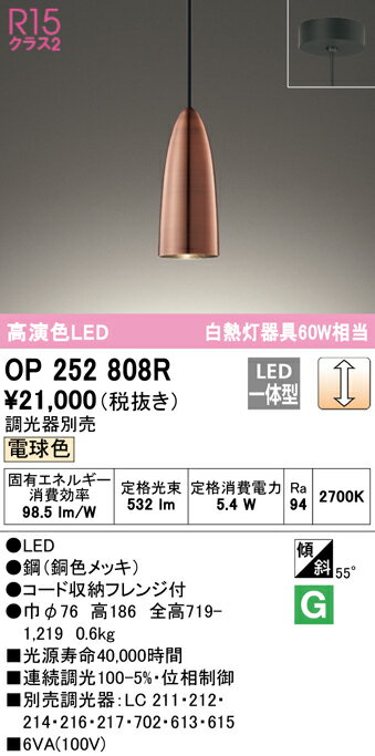 Pendant Lamps - 5/9〜5/16 お買い物マラソン 最大49倍　【大特価】　　 オーデリック ODELIC ペンダントライト OP252808R