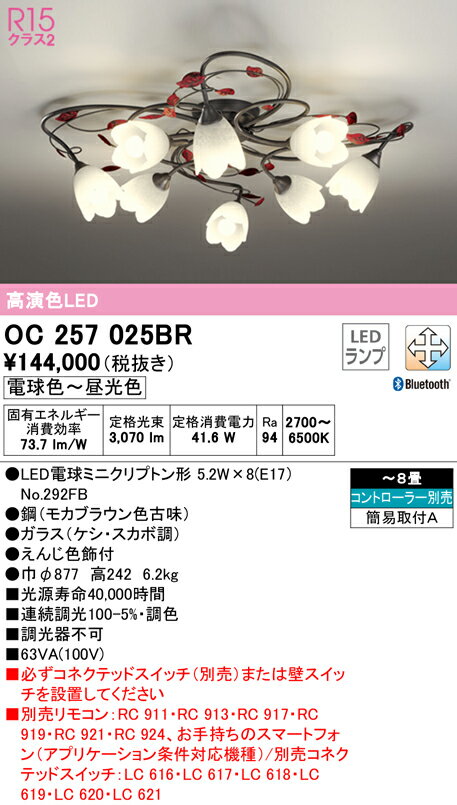 【大特価】 オーデリック ODELIC シャンデリア OC257025BR