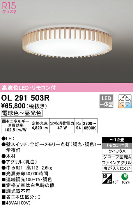 Western Style （Ceiling） - 【大特価】　　 オーデリック ODELIC シーリングライト OL291503R