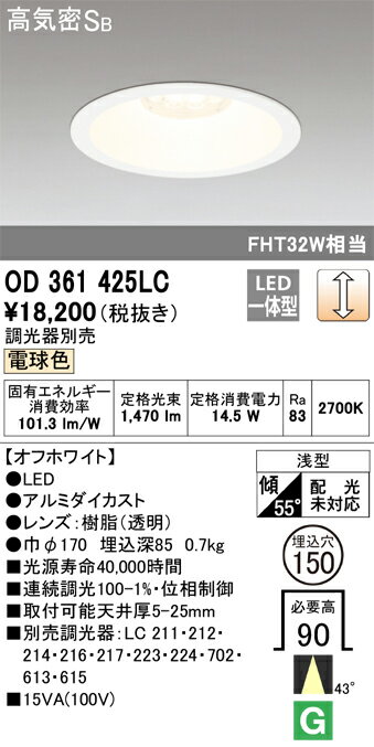 6/226/27ꡪ㤤ʪޥ饽󡡺47ܡòۡ ǥå ODELIC 饤 OD361425LC