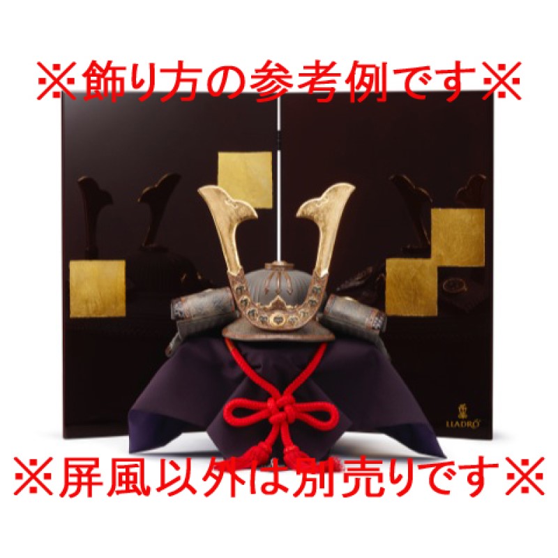 楽天市場】五月人形 屏風 単品 リヤドロ LLADRO 屏風 ゴールド