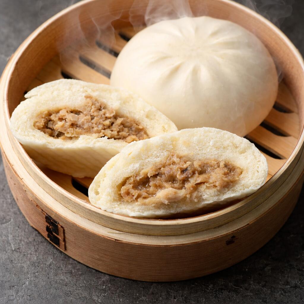 【冷凍】重慶飯店 冷凍肉まん(中)1個入 肉まん 豚まん 饅頭 中華 点心