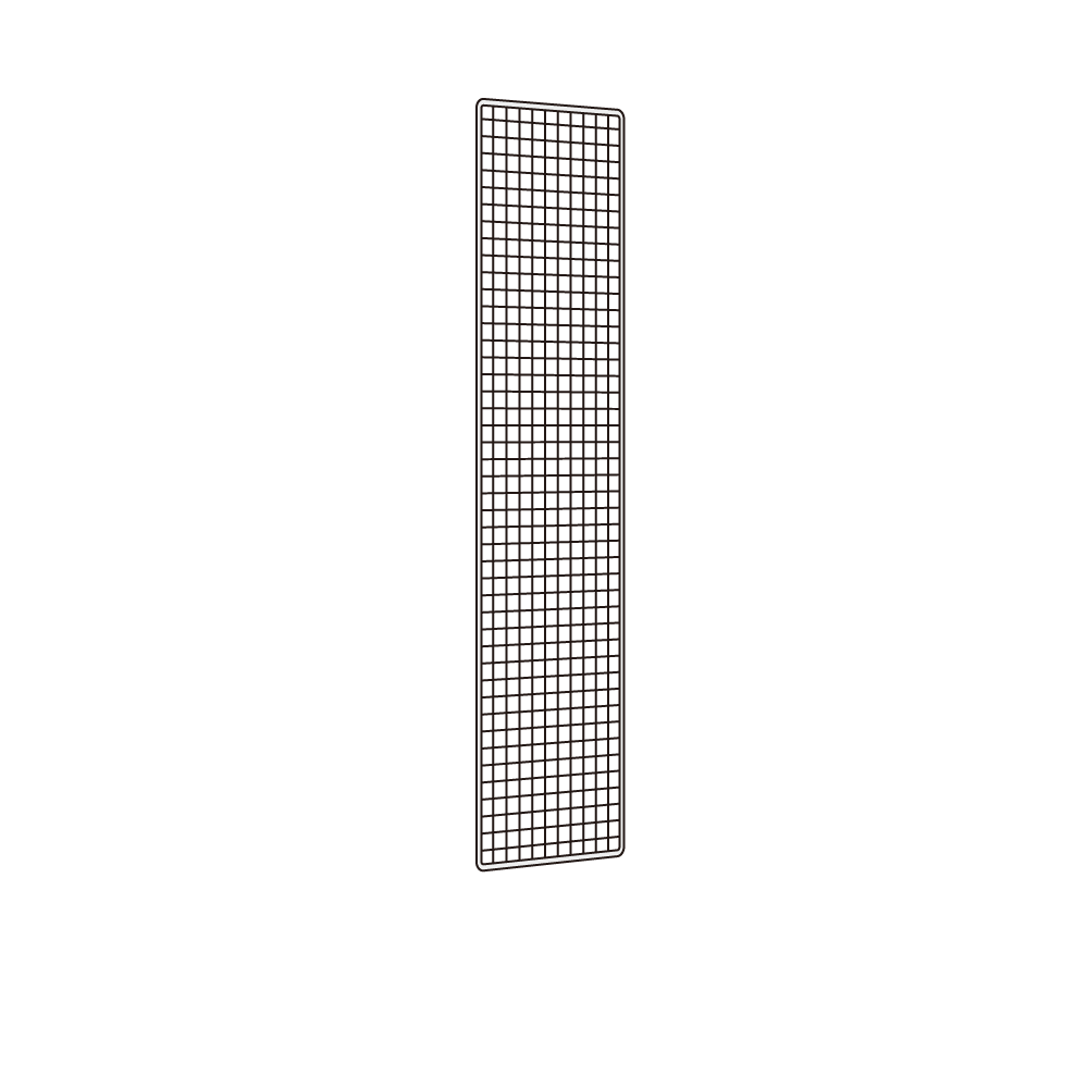 EK中軽量200kg/段用 側面(片面)金網 高さ1800×奥行300mm (1kg) EK200_OP-NS1803