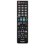 シャープ 液晶テレビ用 リモコン （0106380451）【定形外郵便発送】