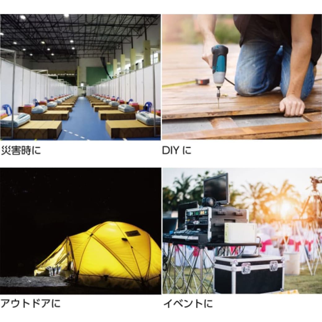 JUKO.IN 楽天市場店の50Hz/60Hzポータブル電源 2560Wh シグナス2500R PB-2500R|MUSTTOOL(マストツール)CYGNUS リン酸鉄 蓄電池 キャンプ アウトドア 車中泊 現場｜アングル3