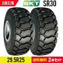 タイヤショベル・ホイールローダー用タイヤ 29.5R25 E3/L3 SR30(スチールラジアル) チューブレス|BKT 2本セット