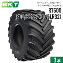 【5%OFFクーポン】トラクタータイヤ 800/65R32 30.5LR32 チューブタイプ RT600 1本 BKT ラジアル