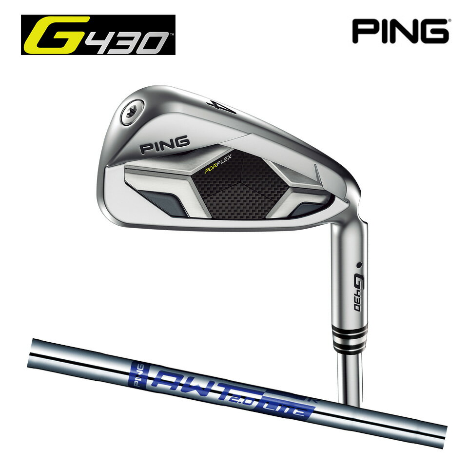 PING ピン ゴルフ G430 アイアン AWT 2.0 LITE スチール 4本セット (左右・ロフト選択) 日本仕様